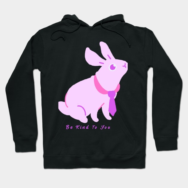 Be Kind To You Bunny Hoodie by WovenKindness